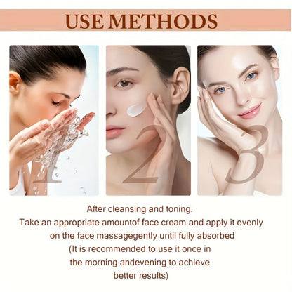Face Cream Tinted Dragon Blood Extract Formula, 2-Piece 100g Set with Ceramide and Glycerin