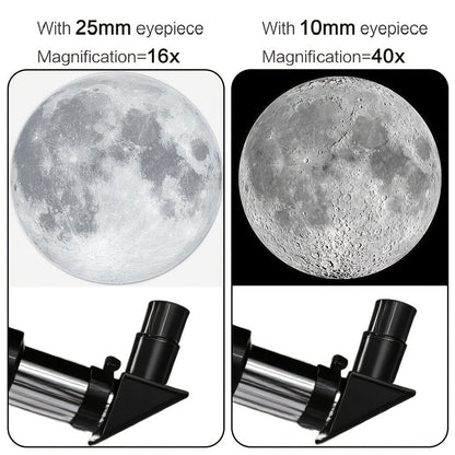 F30070 Refractor Telescope Kit with 13.6-Inch Tube, 20.9-Inch Tripod and Phone Adapter Pictured