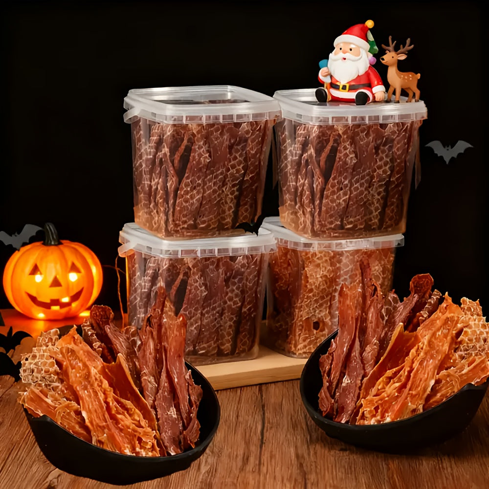 Dog Treats Duck Jerky Strips in a 150g Pack with One Retained Flavor Option for Reward Use
