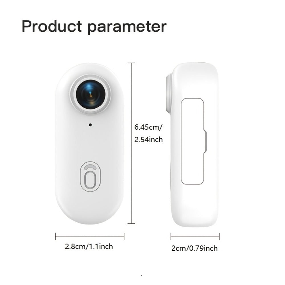 H265-Labeled Thumb Action Camera with 1080P or 4K Options, Magnetic Mount and Three Accessory Bundles