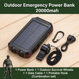 1pc 20000mAh + 1pc Outdoor Whistle