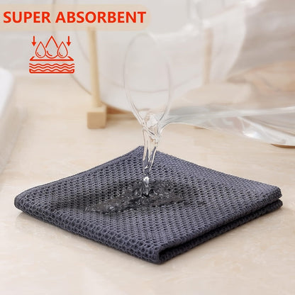 Kitchen Dish Cloths 23pcs 100% Cotton Waffle Weave Ultra Dish Towels 12x12 Inch for Cooking Cleaning Wiping Hands Kitchen Decor Gift