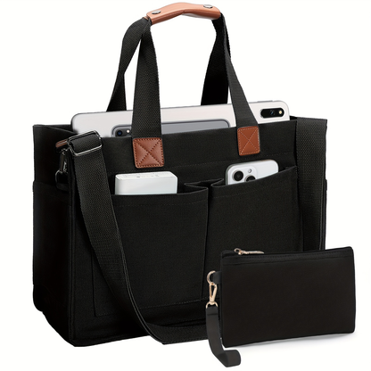 Large Capacity Tote Bag for Women – Lightweight Shoulder Bag with Adjustable Strap & Polyester Lining, Daily Use