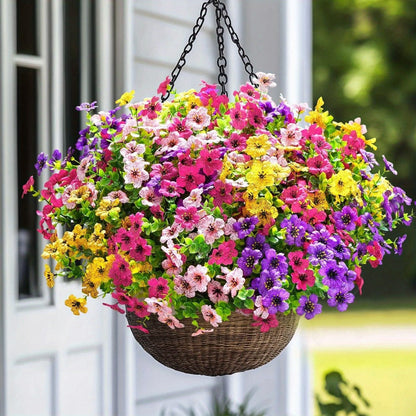Artificial Flowers Mixed-Color Daisy Bundles in 18, 36 or 54-Pack Options with Flexible Stems
