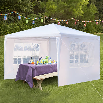 Canopy Tent Sidewalls 10x10 FT PE Fabric Waterproof 3 or 4 Side