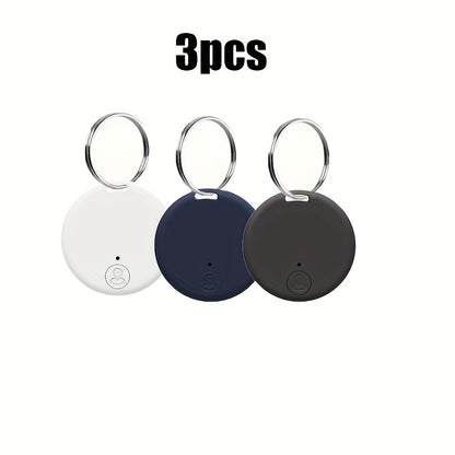 Solar Mini Key Finder Smart Tracker Anti-Lost Alarm Device – Portable Location Tracker for Keys Phone Wallet Luggage Pets – 3-Pack / 5-Pack / 10-Pack