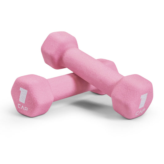 Neoprene Dumbbells Pair with Non-Slip Hex Shape – Color-Coded Hand Weights for Women & Men, Strength Training, Home Gym & Aerobics – 2LB to 15LB Available in Yellow, Green, Red, Blue & Gray