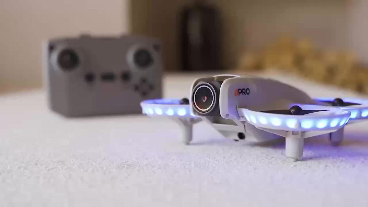 4K RC Airplane Auto Hover Dual Batteries Optical Flow WiFi FPV Camera One-Key Return Roll Anti-Shock Anti-Collision | Remote Control Plane for Kids Adults Beginners | Birthday Christmas Gift