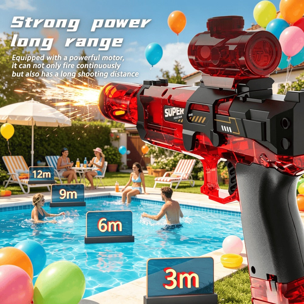 2-Piece Light-Up Automatic Water Spray Toy Set with LED Effects, Sound and Three Color-Pair Options