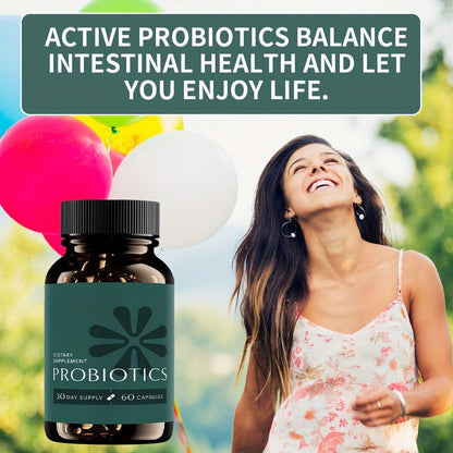 3-in-1 Probiotic Prebiotic & Postbiotic Capsules – Slow Release Synbiotic with Multi-Enzyme for Complete Gut Health & Digestive Harmony | 60 Capsules | ShopVora UK