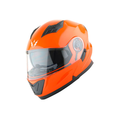 Motorcycle Modular Full Face Helmet Flip Up Dual Visor Sun Shield with Optional LED Tail Light 3 Modes Removable Washable Interior, Multiple Colors S M L XL — Modular901