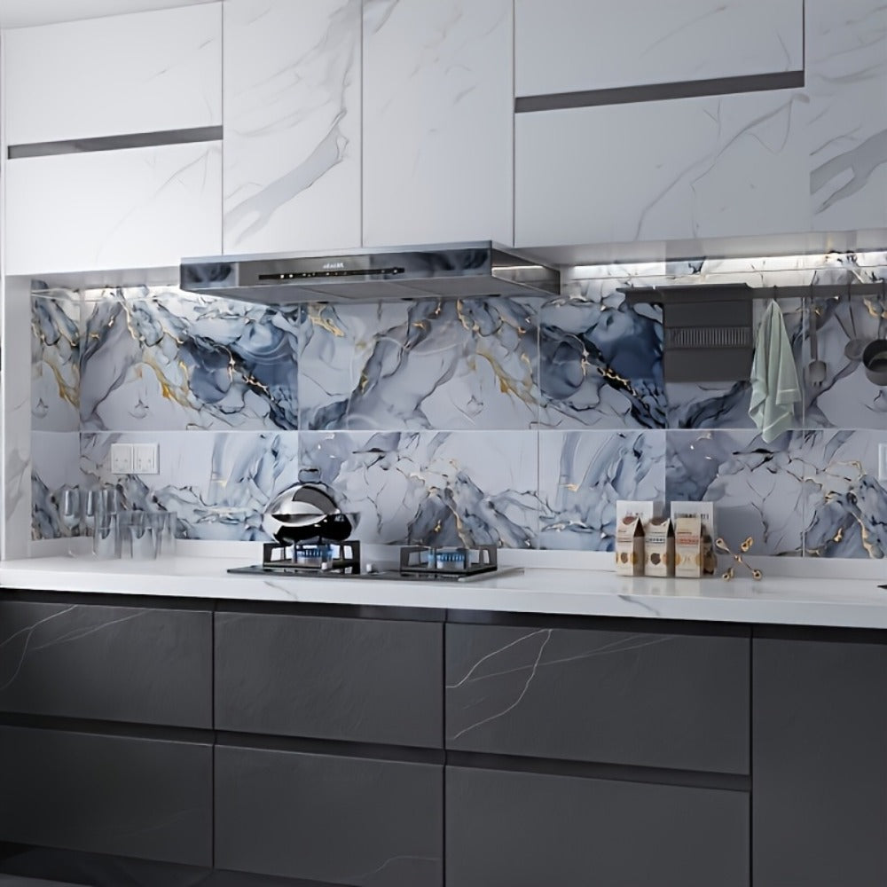 11.8 x 23.6-Inch Marble-Pattern Foam Wall Panels in 50- or 100-Piece Color and Count Options