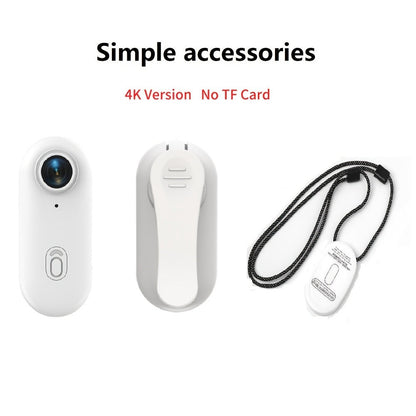 H265-Labeled Thumb Action Camera with 1080P or 4K Options, Magnetic Mount and Three Accessory Bundles
