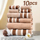 Brown 10-piece Set B (send Bath Ball)