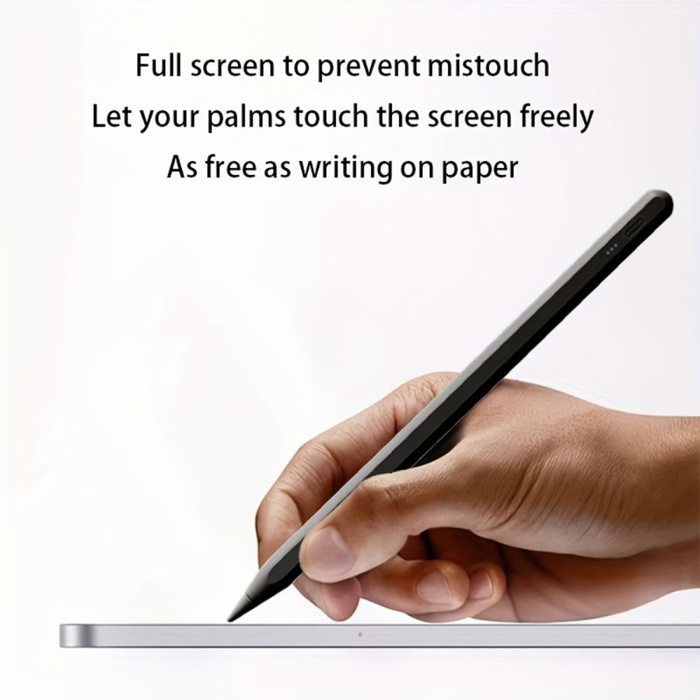 Rechargeable Stylus Pen for Listed 2018–2024 iPad Models with Magnetic Storage, Tilt Response and Four Color Bundles