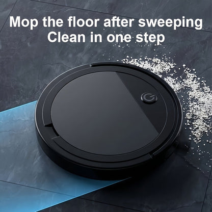 2000Pa Robot Vacuum Cleaner 150-Min Battery – Multifunctional Auto Floor Cleaner for Pet Hair, Dust & Paper Debris, Smart Robotic Vacuum for Hardwood, Tile & Carpet, Black & White