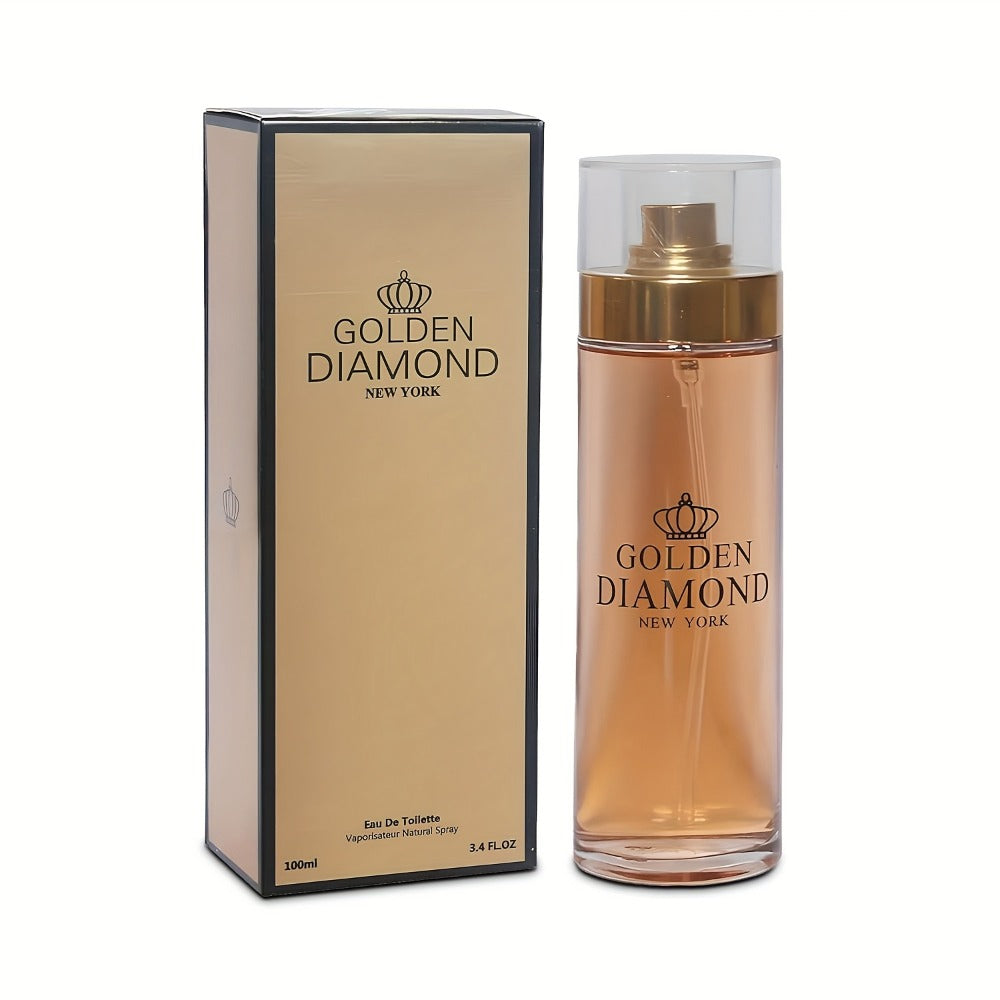 Women's Perfume Eau de Parfum Spray - Natural Long Lasting Fragrance for Women, Gorgeous Diamond Floral Scent for Daily Wear, Dates & Special Occasions, 3.4 fl oz