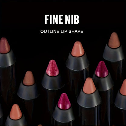 Matte Velvet Crayon Lipstick Gift Box Set 6 Shades Waterproof Long Lasting Highly Pigmented Easy Apply Twist-Up Lip Color for Women All Skin Tones Daily Wear Travel & Gifting