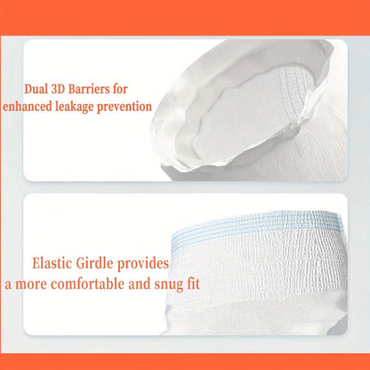 Disposable Incontinence Underwear for Seniors – High Absorbency Leak-Proof Pull-On Briefs, Ultra-Thin Breathable Soft Cotton for Men & Women, Home Care & Overnight Use