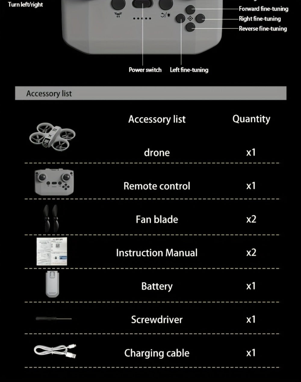Mini 4K FPV Drone 180° Rotating Dual Camera Optical Flow Positioning Dual Batteries 360° Flip One-Key Takeoff Anti-Shake | RC Quadcopter Toy for Beginners Boys Girls Kids | Birthday Christmas Gift