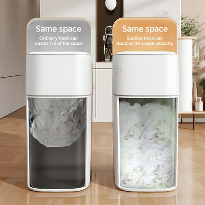 Touchless Trash Can 3.8 Gal 14L Infrared Motion Sensor, Auto-Open Lid, Wind Adsorption Auto-Expand Bag