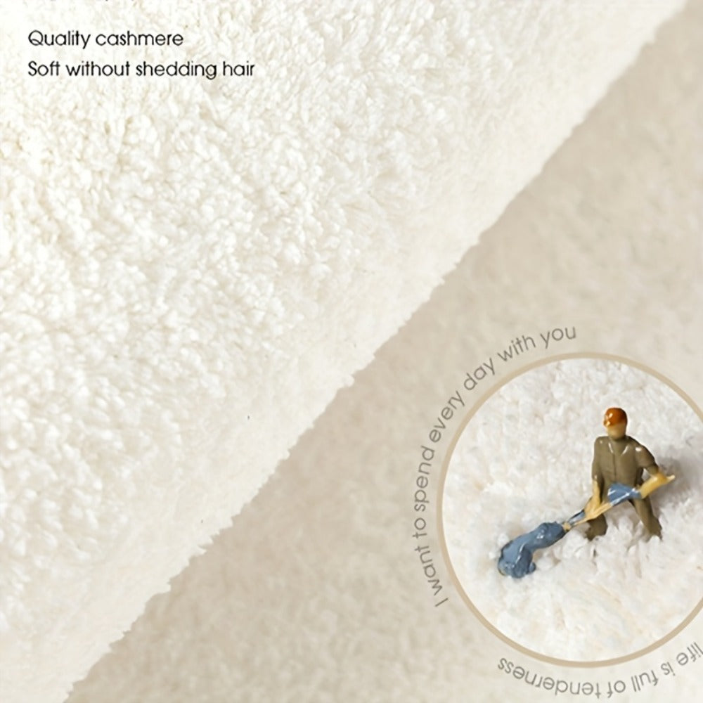 Area Rug, 10mm Polyester Imitation Cashmere Floral Floor Mat with Four Styles and Machine-Wash Care