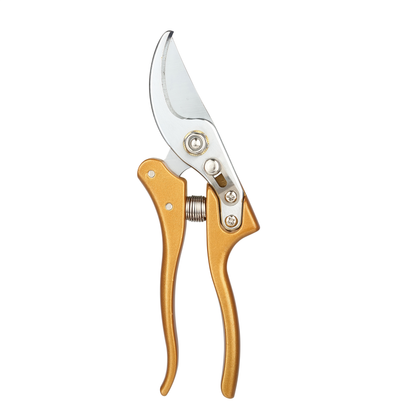 Japanese Gardening Shears Heavy Duty with Ergonomic Handle, Floral Scissors & Pruning Shears for Plant Trimming, Branch Cutting & Outdoor Garden Work – Gold & Black