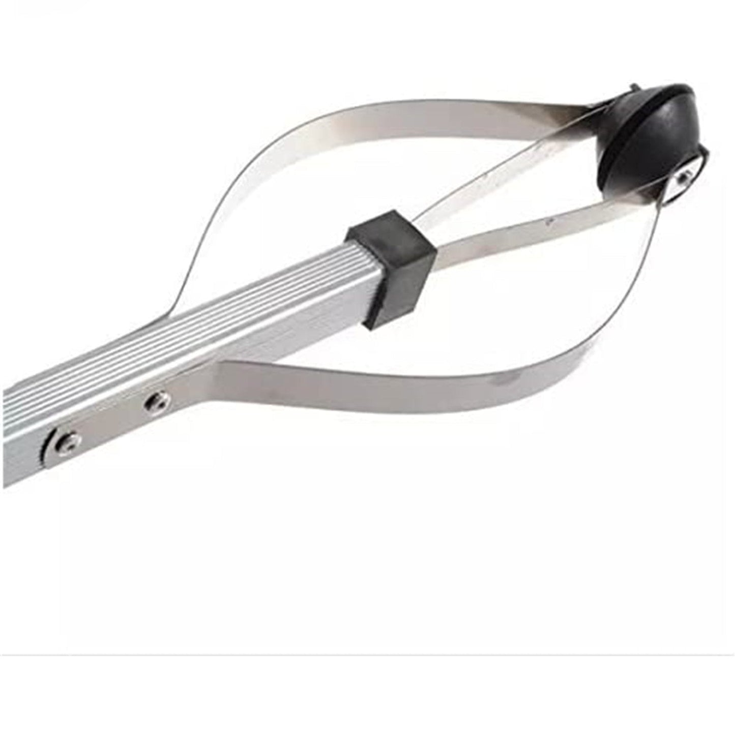 Reacher Grabber Tool 32-Inch Foldable 2-Pack - Aluminum Alloy Extender with Rubber Suction Cup Grippers, Safety Lock & Ergonomic Pistol Handle for Home, Garden and Outdoor Use