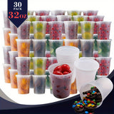 60pcs (30 Containers & 30 Lids)