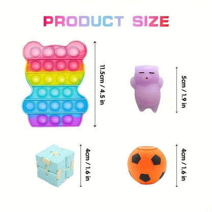 Bulk Assorted Mini Fidget Toy Party Pack for Events with 1000-Piece or 1200-Piece Checkout Options