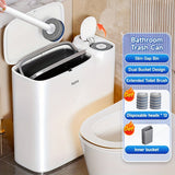 12 disposable brush heads + 2.03gal trash can