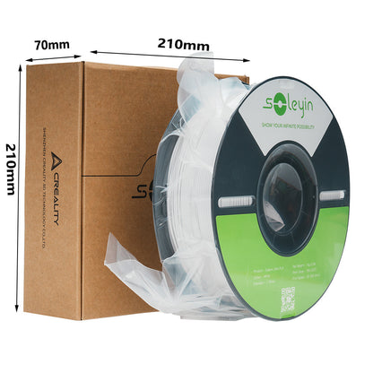 3D Printer Filament Soeyin PLA 1.75mm 1kg Open-Rim Spool in Almond Purple, Strawberry Milk or Grey