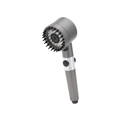 Nine-Piece Handheld Shower Head Set with Three Spray Modes, 59-Inch Hose, Five Cartridges and Wall Bracket