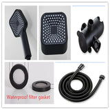 Black Shower Set