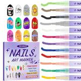 12pcs Round Head Nail Art Brush