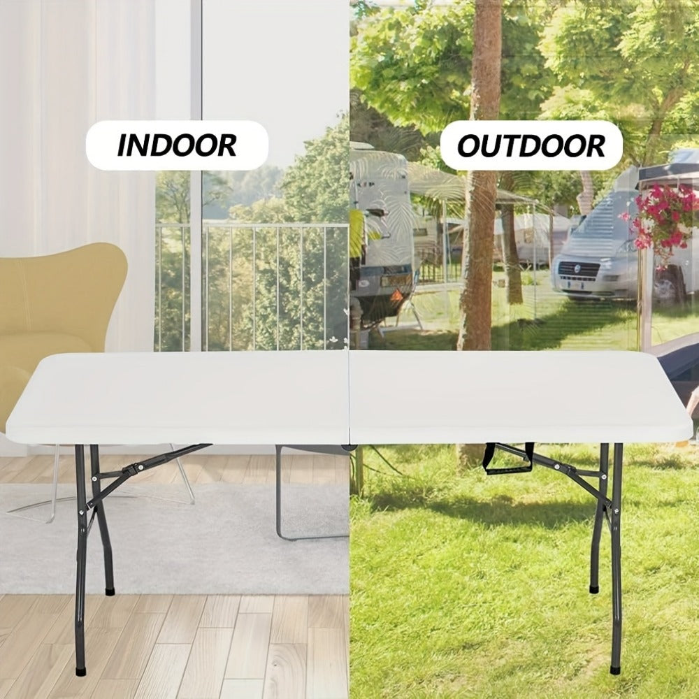 1.5-Inch Heavy-Duty Folding Tables with Carry Handle and Weather-Resistant Finish detail image - detail view 9