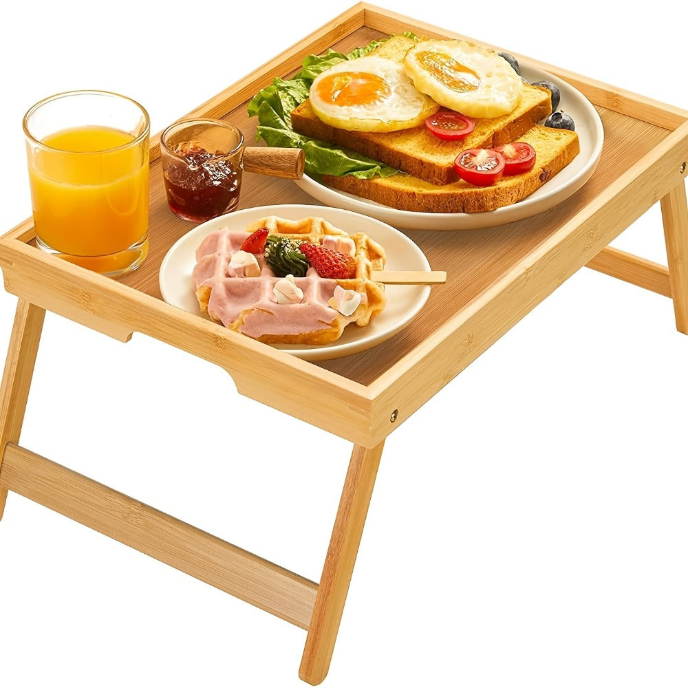 1-Pack Foldable TV Tray Table with Adjustable Height for Closet detail image - detail view 9