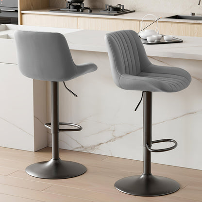 Bar Stool shown in the Dark Gray, Set Of 2 option