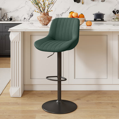 Bar Stool shown in the Green, Set Of 1 option