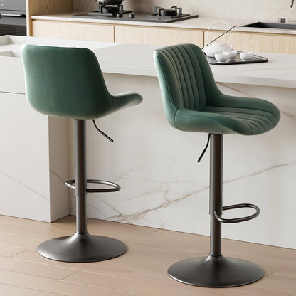 Bar Stool shown in the Green, Set Of 2 option