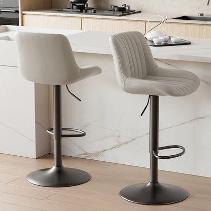 Bar Stool shown in the Light Grey, Set Of 2 option