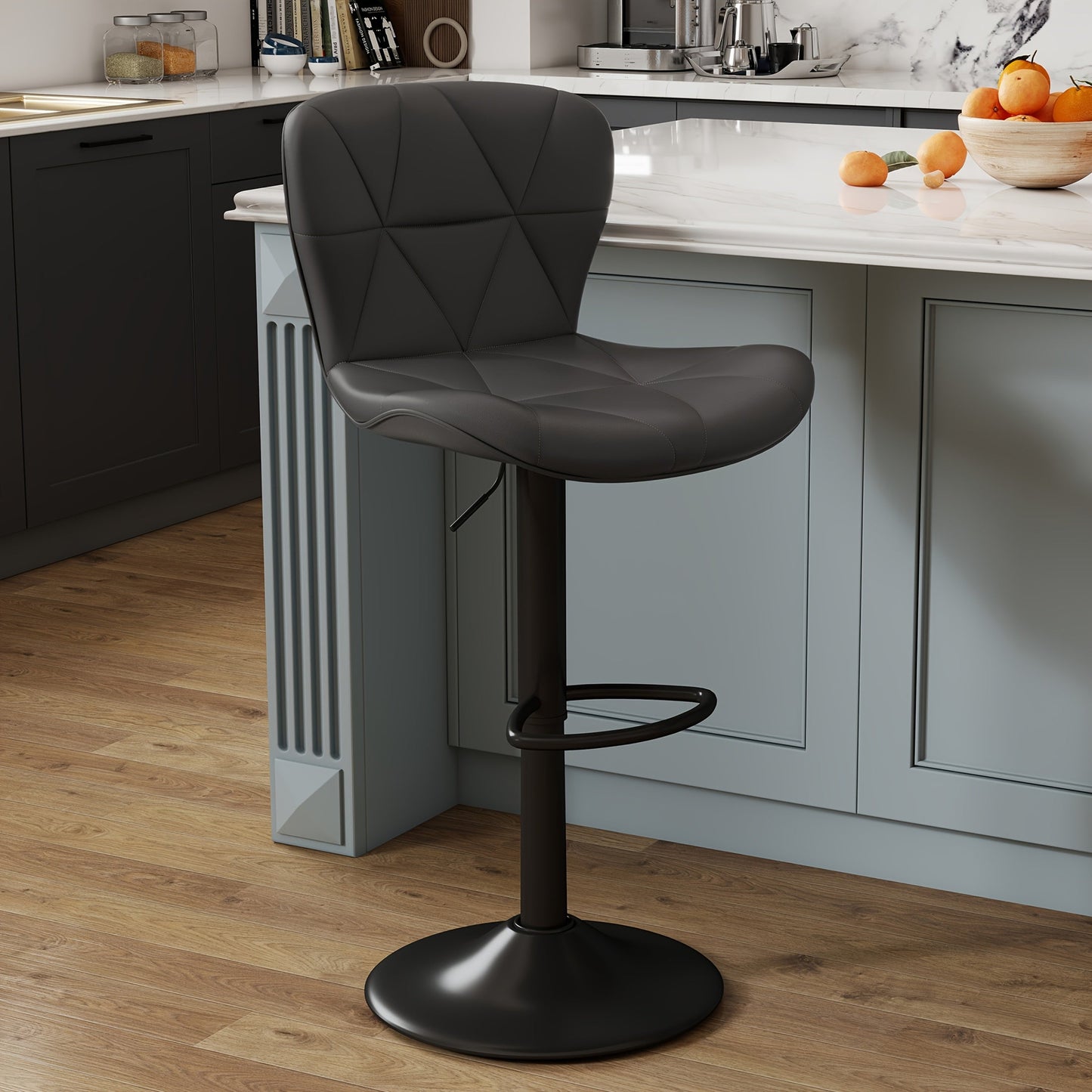 Bar Stool shown in the Black, Set Of 1 option