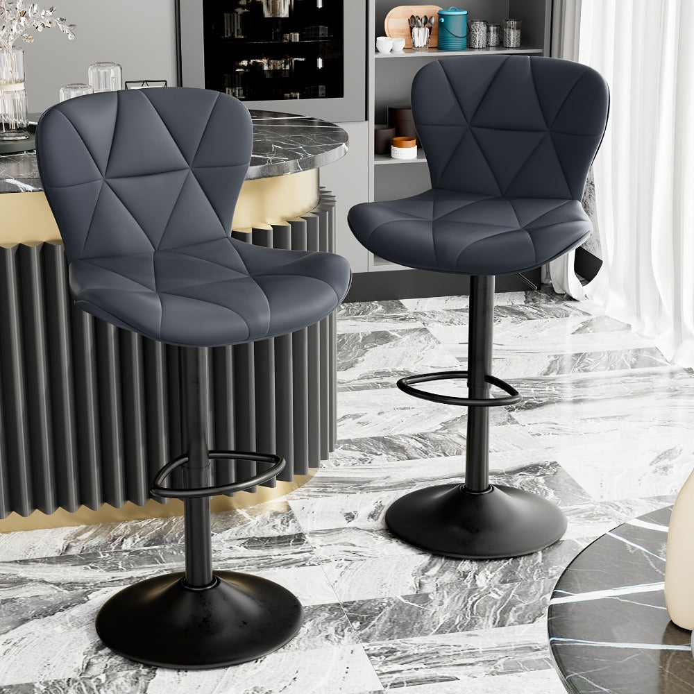 1-Piece Set Upholstered Bar Stool with Adjustable Height and Padded Seat detail image - detail view 17