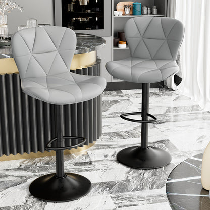 Bar Stool shown in the Light Grey, Set Of 2 option