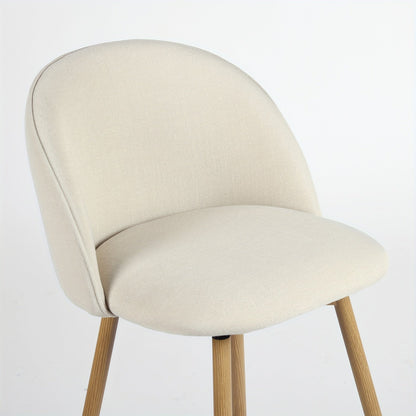 Counter Stool shown in the Beige Fabric - Set Of 1 option