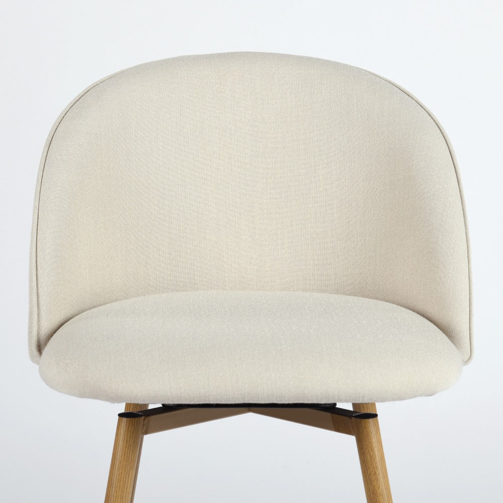 1-Piece Set Upholstered Counter Stool with Footrest and Padded Seat for Kitchen detail image - detail view 19