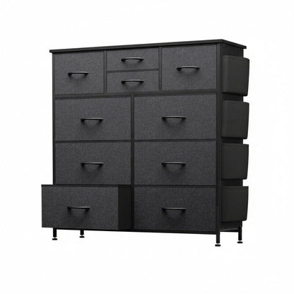 10-Drawer Fabric Dresser, Drawer Storage Cabinet for Bedroom detail image - detail view 7