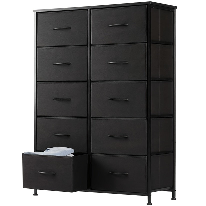 Dresser shown in the Black 10 drawers option
