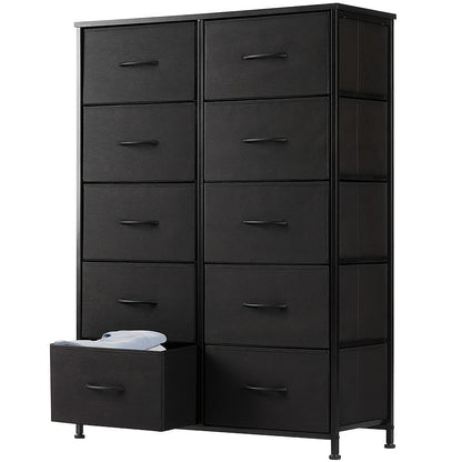 Dresser shown in the Black 10 drawers option