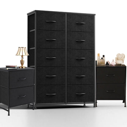 Dresser shown in the Black Combination option